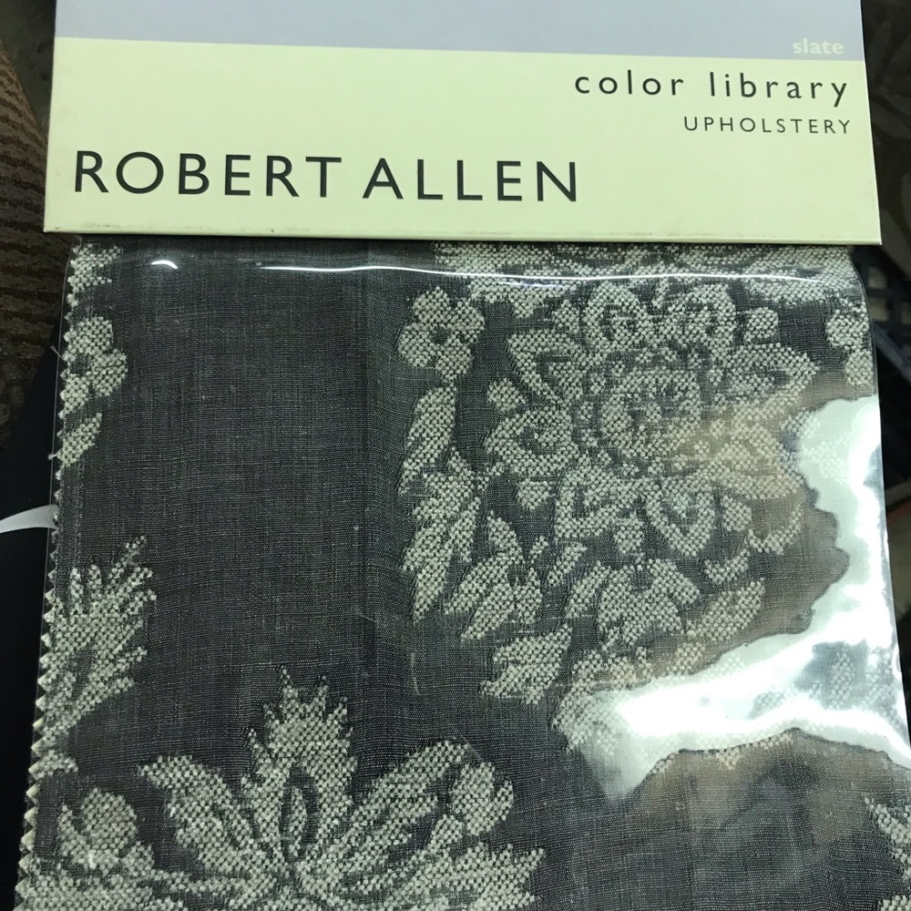 Robert Allen Upholstery Fabric Sample Book Color library SLATE 53 pieces #4020
